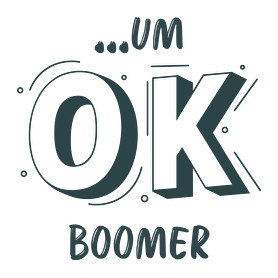 ...um OK boomer-Férfi póló