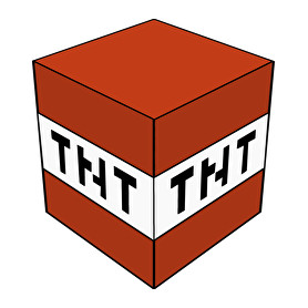 Minecraft TNT-Férfi póló