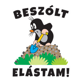 Kisvakond - Beszólt elástam!-Férfi póló