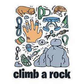 Climb a rock-Férfi póló