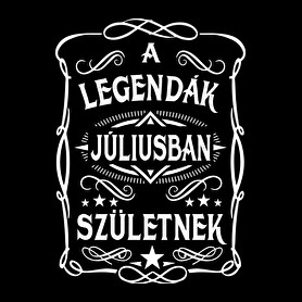 A legendák júliusban születtek-Férfi póló