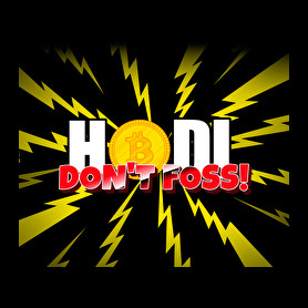 HODL DON'T FOSS-Férfi póló