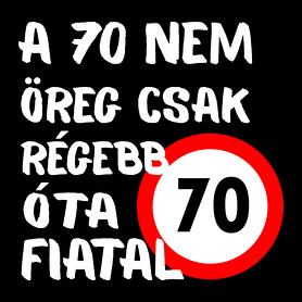 70 éves Fehér.-Férfi póló