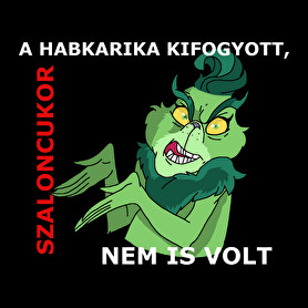 A habkarika kifogyott, szaloncukor nem is volt-Férfi póló