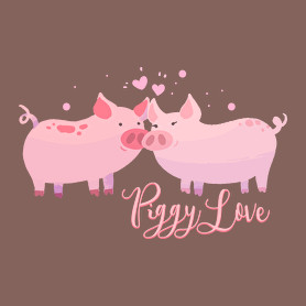 piggy_love-Férfi póló