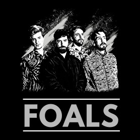 FOALS-BW PAINTED-Férfi póló