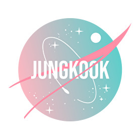 BTS NASA: JUNGKOOK-Férfi póló