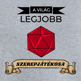 A Világ Legjobb Szerepjátékosa (Fekete)-Férfi póló