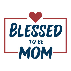 Blessed mom-Férfi póló