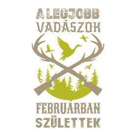 A legjobb vadászok februárban születtek-Férfi póló