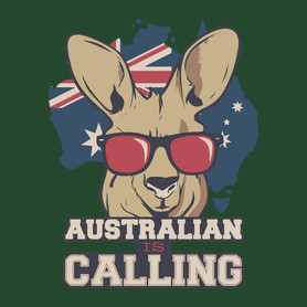 Australian is calling-Férfi póló