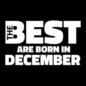 The Best are born in december-Férfi póló