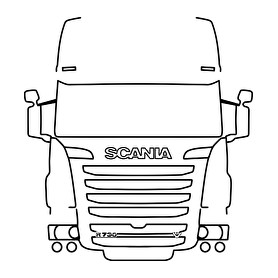 Scania-Férfi póló