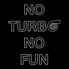 No Turbo No Fun-Férfi póló