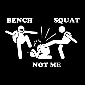 Bench - squat - not me-Férfi póló