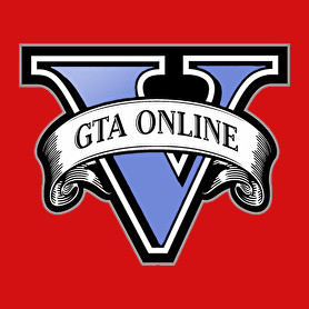 Grand theft auto V online-Férfi póló