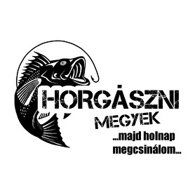 Horgászni megyek-Férfi póló