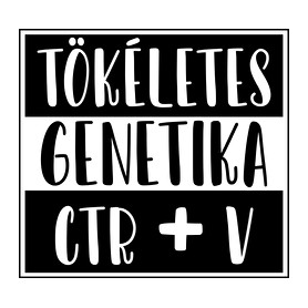 Tökéletes genetika Ctr+V-Férfi póló