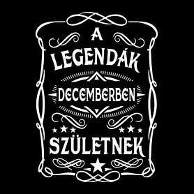 A legendák decemberben születnek-Férfi póló