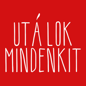 utálok mindenkit1-Férfi póló