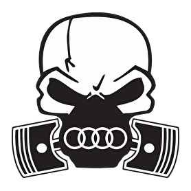 Skull audi-Férfi póló