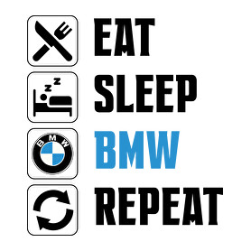 Eat Sleep Bmw-Férfi póló