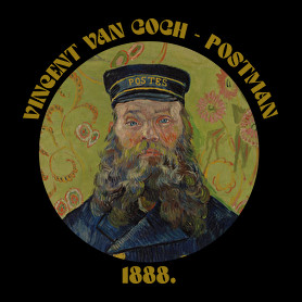 Van Gogh - Postman-Férfi póló