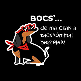 Bocs'...de ma csak a tacskómmal beszélek-Férfi póló