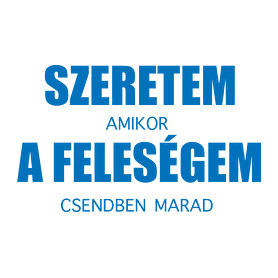 Szeretem a feleségem-Férfi póló