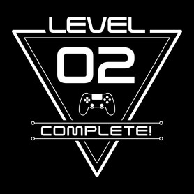 level-complete-02-white-Férfi póló