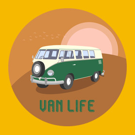 Van life 4-Férfi póló