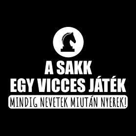 A sakk vicces játék-Férfi póló