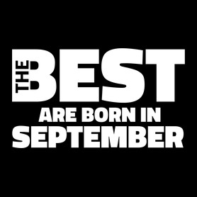 The Best are born in september-Férfi póló