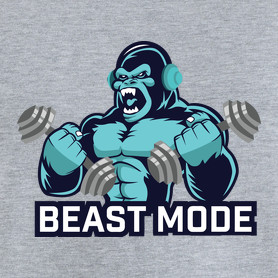 BEAST MODE-Férfi póló