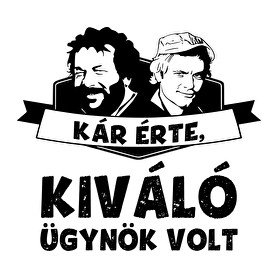 Bud Spencer Terence Hill Kár érte, kiváló ügynök volt-Férfi póló