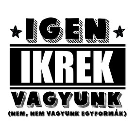 Ikrek vagyunk (fekete)-Férfi póló