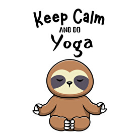 Keep calm and do yoga-Férfi póló