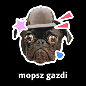 mopsz gazdi 2-Férfi póló