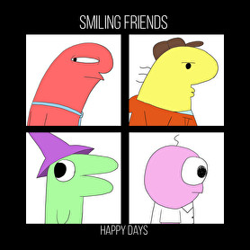 Smiling Friends-Férfi póló