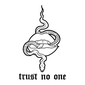 Trust no one-Férfi póló