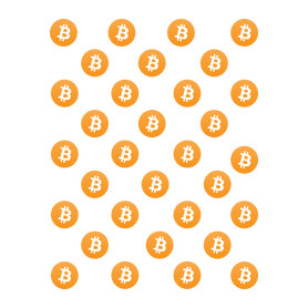 Bitcoin Logo-Férfi póló