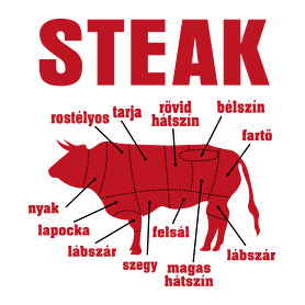 STEAK-Férfi póló