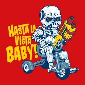 Hasta la vista baby!-Férfi póló