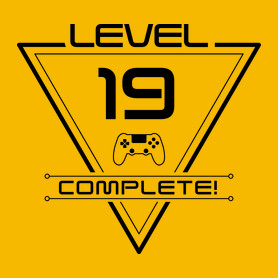 level-complete-19-black-Férfi póló