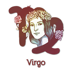 Virgo színes-Férfi póló