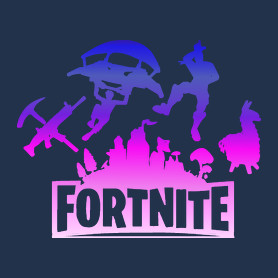 fortnite logó 3-Férfi póló