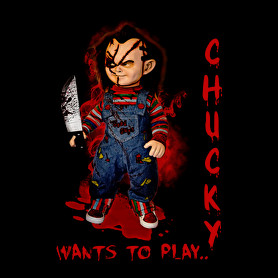 chucky doll-Férfi póló