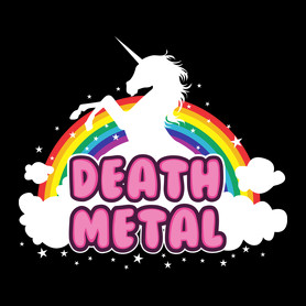 Death Metal unikornis-Férfi póló