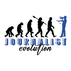 Journalist evolution-Férfi póló