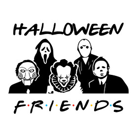 Halloween friends-Férfi póló